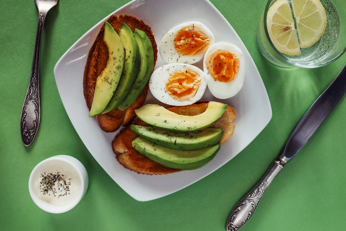 Aguacates y frutos secos